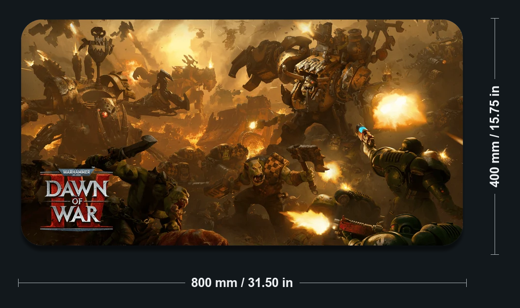 Warhammer 40,000: Dawn of War IV - Orks Large Gaming Mat