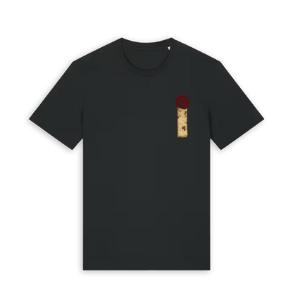 Black Printed T-shirt Front