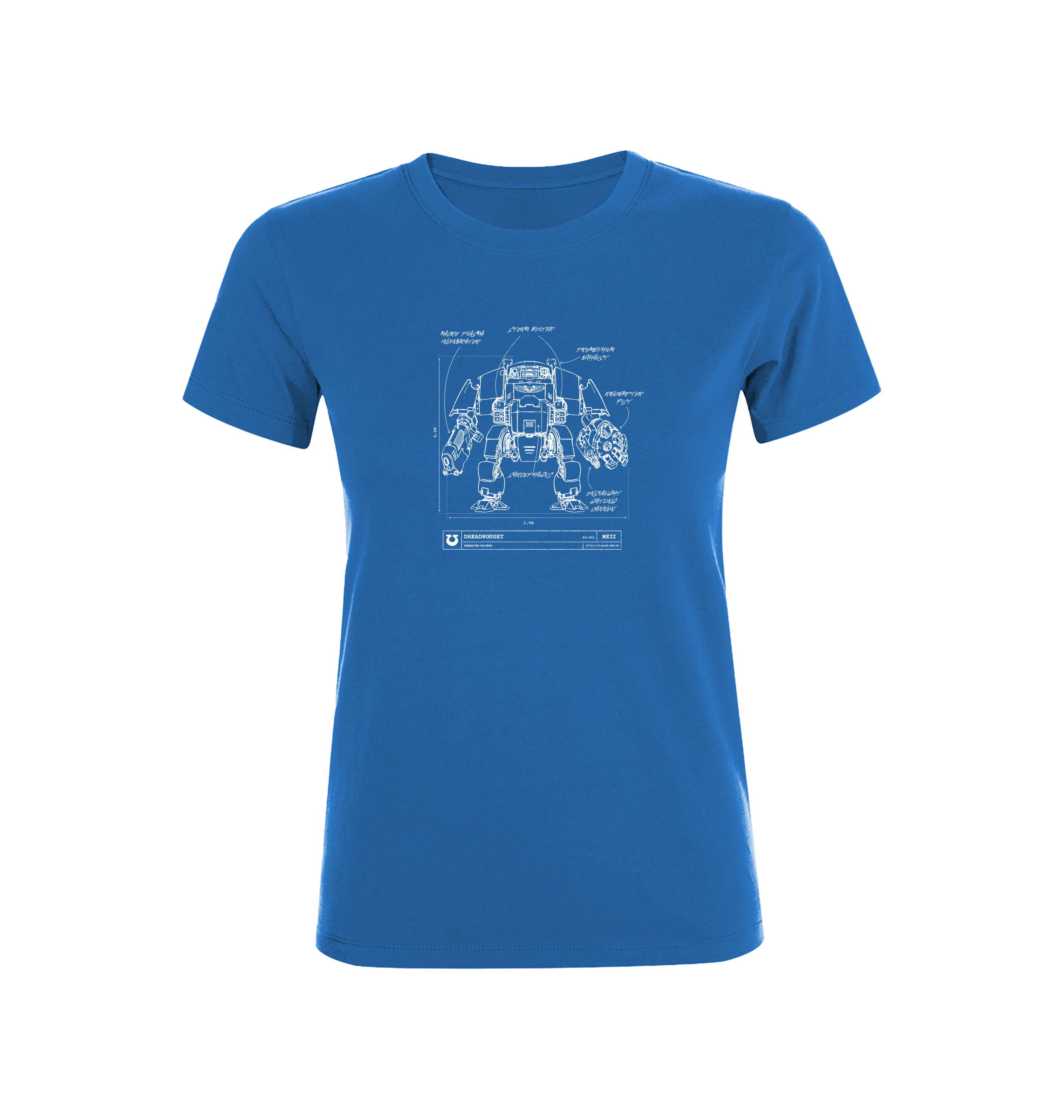 Ultramarines Redemptor Dreadnought Fitted T Shirt – MERCH.WARHAMMER.COM