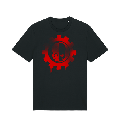 Black Printed T-shirt Front