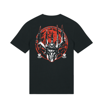 Black Printed T-shirt Back
