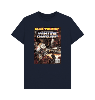 Navy Blue White Dwarf Issue 120 T Shirt