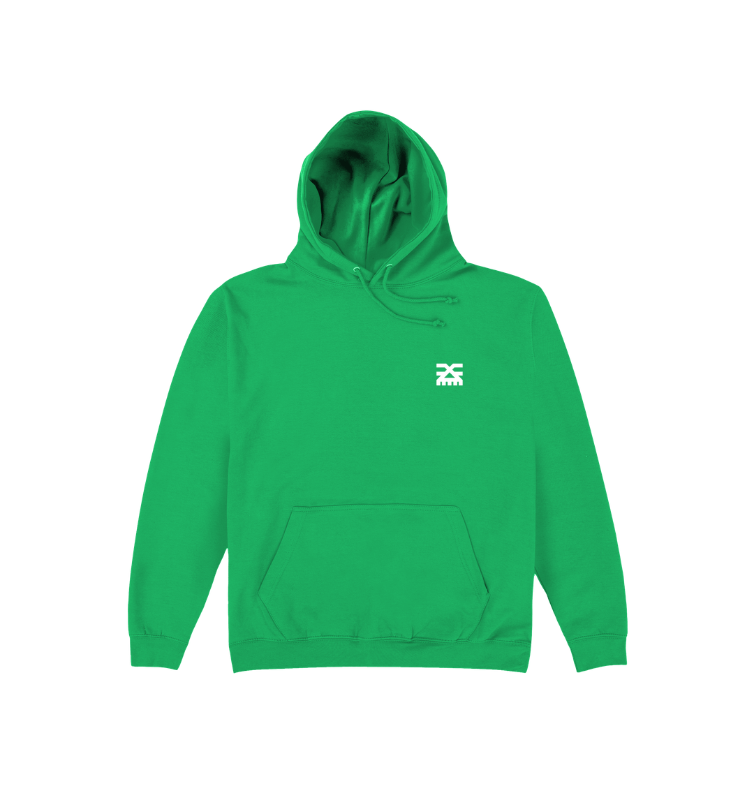 Kelly Green Printed Hoody Front