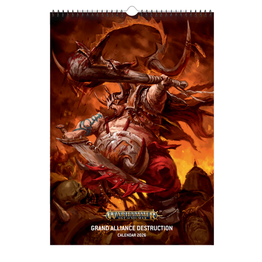 Warhammer Age of Sigmar Grand Alliance Destruction 2026 Calendar