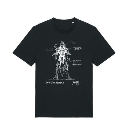 Black Printed T-shirt Front