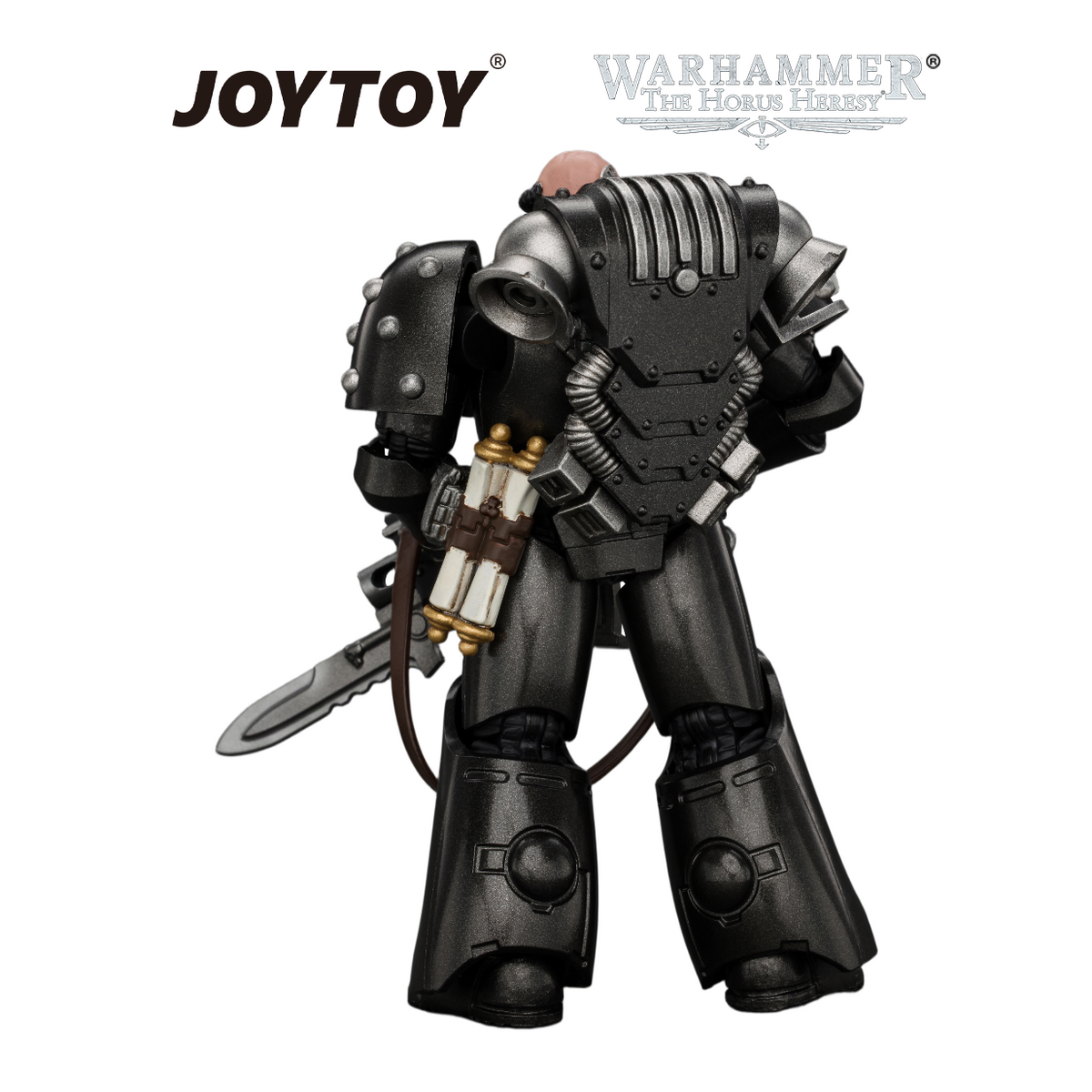 JOYTOY Warhammer The Horus Heresy - Iron Hands, MKVI Tactical Sergeant (1/18 Scale) Preorder