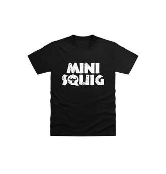 Black Mini Squig Kids T Shirt