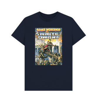 Navy Blue White Dwarf Issue 109 T Shirt