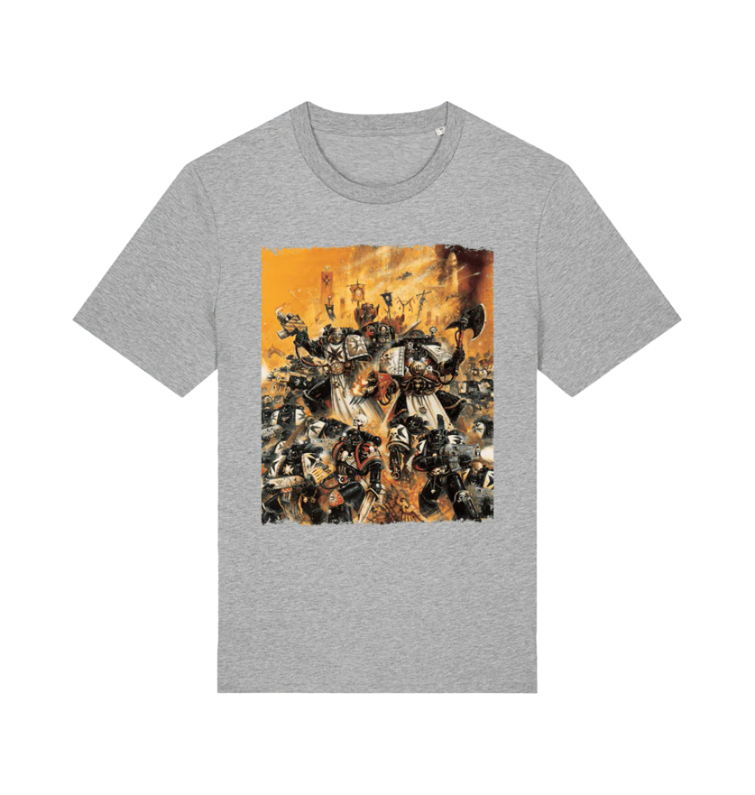 Heather Grey Printed T-shirt