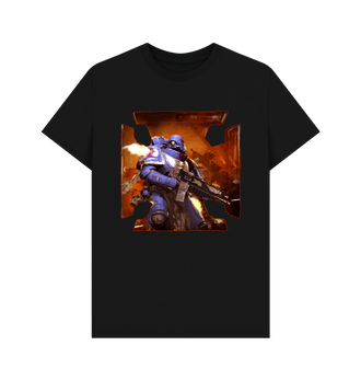 Black Premium Space Marines Crux Terminatus T Shirt