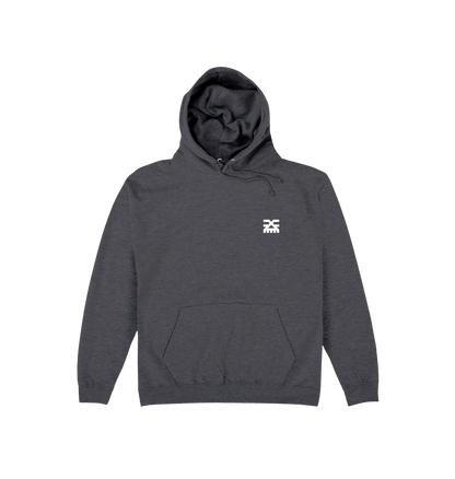 Charcoal Printed Hoody Front