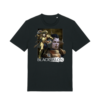 Black Printed T-shirt Front