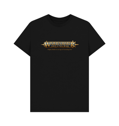 Black Premium Warhammer Age of Sigmar Logo T Shirt