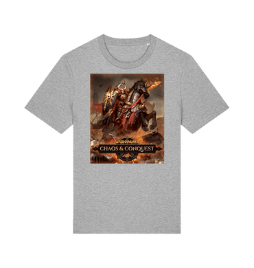 Heather Grey Printed T-shirt Front