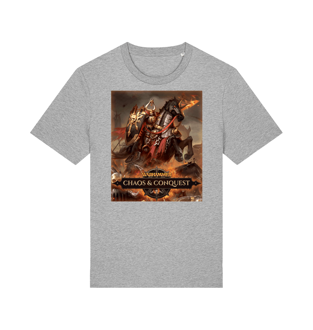 Heather Grey Printed T-shirt Front