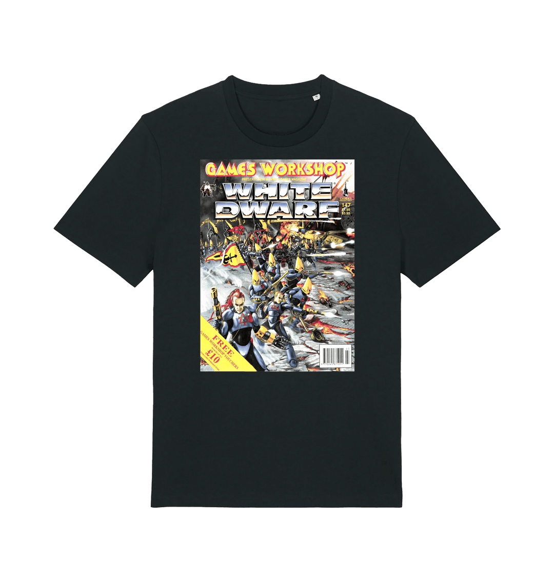 Black Printed T-shirt Front