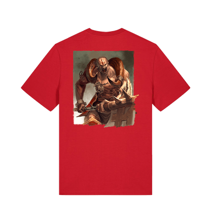 Red Printed T-shirt Back