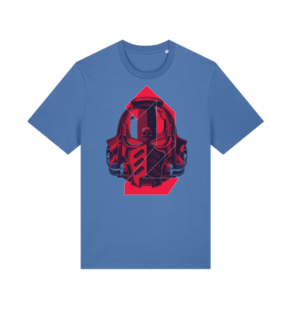 Bright Blue Printed T-shirt Front