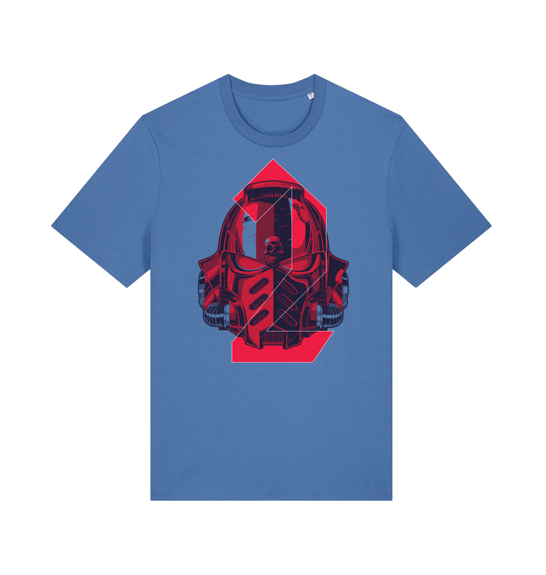 Bright Blue Printed T-shirt Front