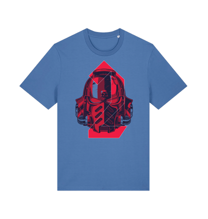 Bright Blue Printed T-shirt Front