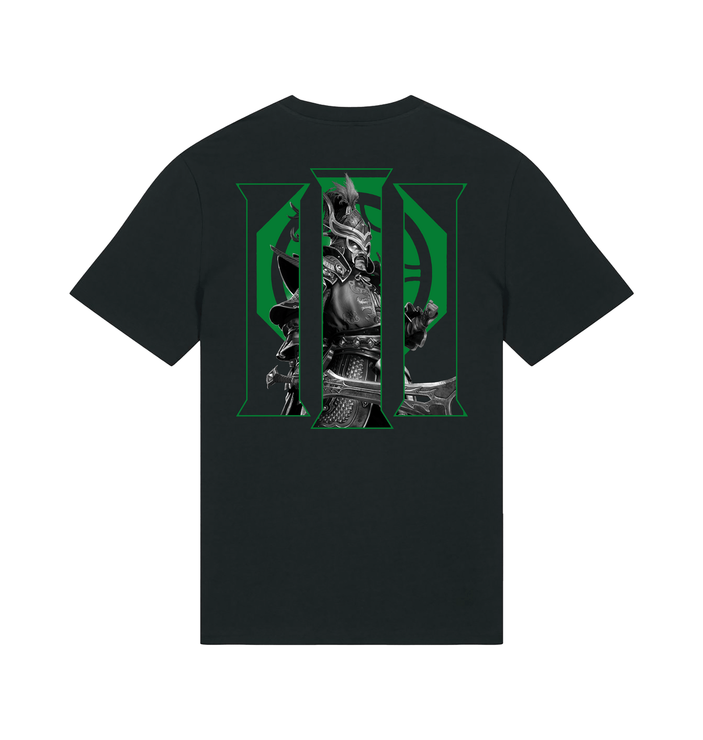 Black Printed T-shirt Back