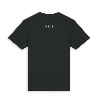 Black Printed T-shirt Back