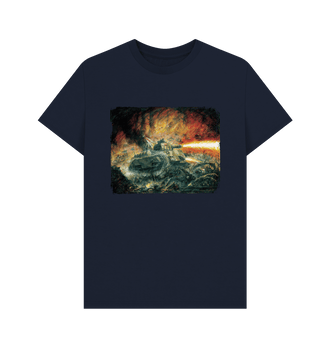 Navy Blue GRIMDARK - Hellhound T Shirt