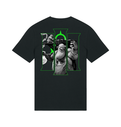 Black Printed T-shirt Back