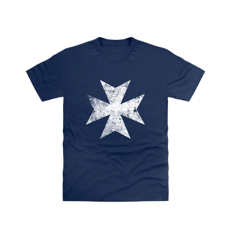 Navy Black Templars Battleworn Insignia T Shirt