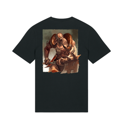 Black Printed T-shirt Back