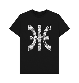 Black Premium Harlequins Retro Logo T Shirt