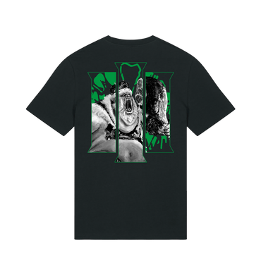 Black Printed T-shirt Back