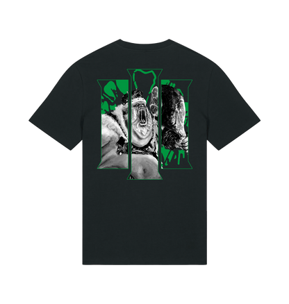 Black Printed T-shirt Back