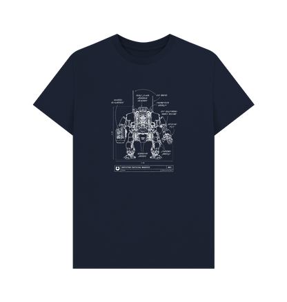 Navy Blue Ultramarines Invictor Warsuit T Shirt