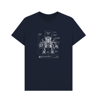 Navy Blue Ultramarines Invictor Warsuit T Shirt