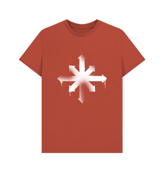 Rust Chaos Graffiti Insignia T Shirt