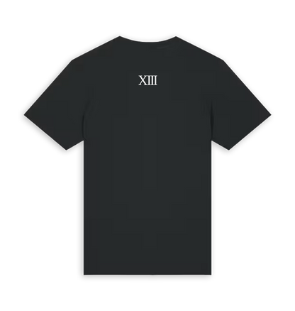 Black Printed T-shirt Back