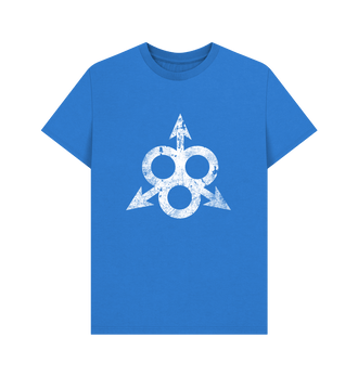 Bright Blue Nurgle Battleworn Insignia T Shirt