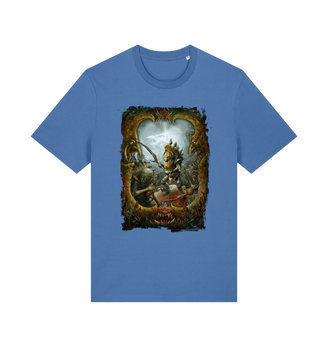 Bright Blue Printed T-shirt