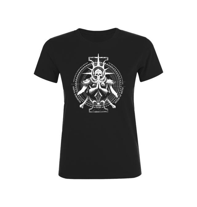 Black Adepta Sororitas Icon Fitted T Shirt