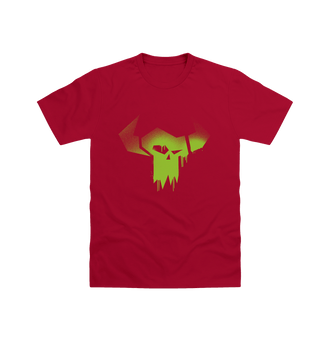 Cardinal Red Orks Graffiti Insignia T Shirt