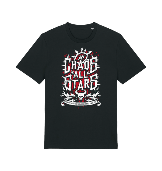 Black Printed T-shirt Front