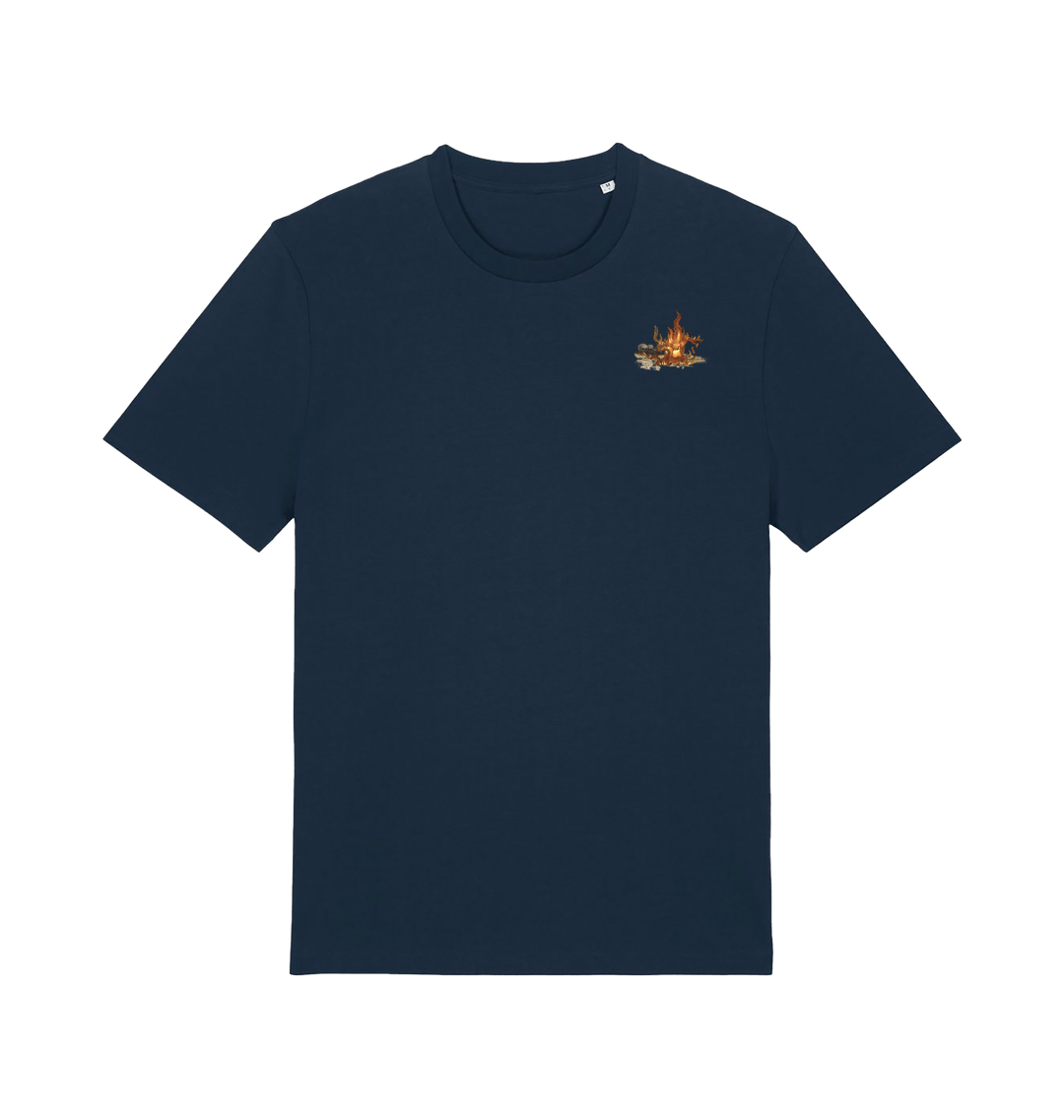 French Navy Printed T-shirt Front
