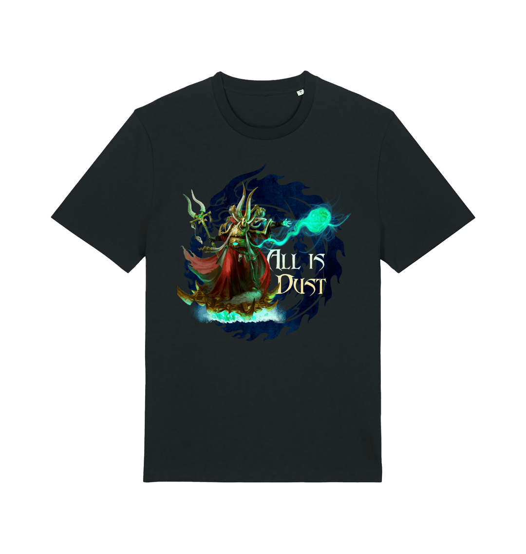 Black Printed T-shirt Front