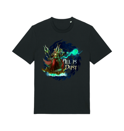 Black Printed T-shirt Front