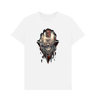 White World Eaters Skull T Shirt