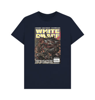 Navy Blue White Dwarf Issue 254 T Shirt