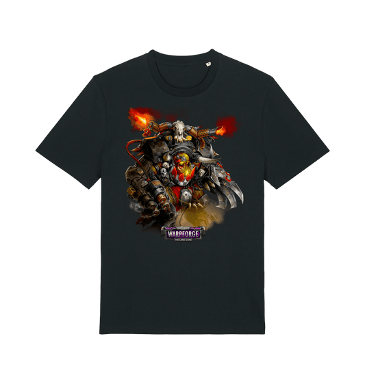 Black Printed T-shirt Front