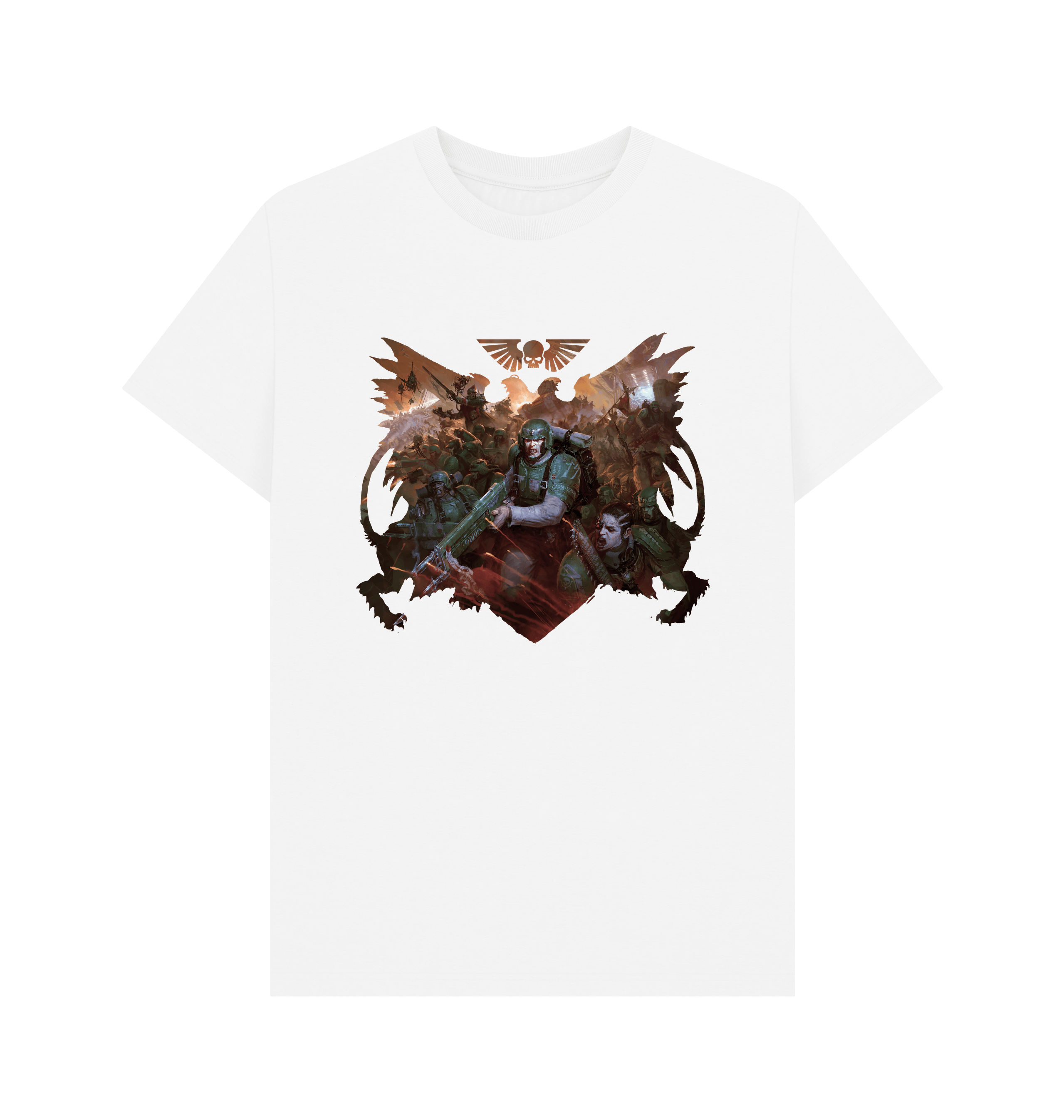White Astra Militarum - Hammer of the Emperor White T Shirt