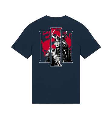 French Navy Printed T-shirt